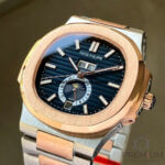 Patek Philippe Nautilus Two Tone 5726/1A Blue Dial Rose Gold Stainless Steel Belt