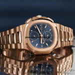 Patek Philippe Nautilus Rose Gold Blue Dial Watch 5990/1R-001 Men's Watch