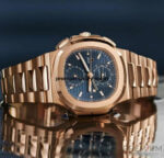 Patek Philippe Nautilus Rose Gold Blue Dial Watch 5990/1R-001 Men's Watch