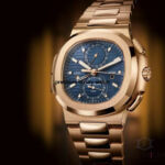 Patek Philippe Nautilus Rose Gold Blue Dial Watch 5990/1R-001 Men's Watch