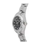 Rolex Datejust 41 Diamond Dial Black Steel & White Gold Oyster Men's Watch 279174