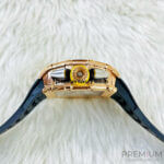 Richard Mille  Rose Gold RM11-03 Men Automatic Transparent Dial Stainless Steel Rubber Black Band Men’s Watch