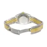 Rolex Datejust Yellow Gold 41MM Black Dial Fluted Bezel  Jubilee Mens Watch 126333
