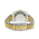 Rolex Datejust Yellow Gold 41MM Black Dial Fluted Bezel  Jubilee Mens Watch 126333