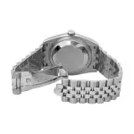 Stainless Steel Datejust Rolex 126334 Dark Rhodium Index Oyster 41mm Men's Watch