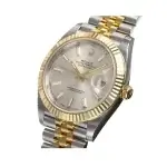 Rolex Silver and Gold - Datejust 126333 Silver Index Jubilee 41mm - Stainless Steel Watch