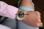 Rolex Datejust Iced out 41MM Stainless Steel and Yellow Gold Custom VVS Moissanite Grey Roman Dial