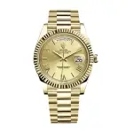 Rolex Day-Date 40 Champagne Roman Dial Yellow Gold President Automatic Men's Wrist Watch 228238