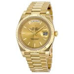 Rolex Day-Date 40 Champagne Dial Yellow Gold President Automatic Men's Watch 228238