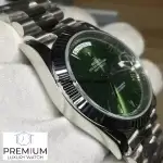 Rolex Day-Date 40 Olive Green Roman Dial Fluted Bezel White Gold President Automatic Men's Watch 228239