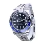 Rolex GMT Master II Batgirl Stainless Steel 40MM Black Dial & Blue/Black Ceramic Bezel Jubilee Bracelet 126710BLNR