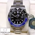 Rolex GMT Master II Batman Stainless Steel 40MM Black Dial & Blue/Black Ceramic Bezel Oyster Bracelet 126710BLNR