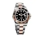 Rolex GMT-Master II Root Beer Rose Gold/Steel Black 40MM Dial Black/Brown Ceramic Bezel 126711CHNR