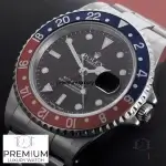 Rolex GMT Master Pepsi BlackDial & Red/Blue Ceramic Bezel Oyster Bracelet 116719BLRO