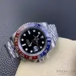 Rolex Gmt ii Pepsi Steel Black Dial & Red/Blue Ceramic Bezel Jubilee Bracelet 126710BLRO