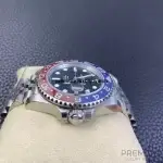Rolex Gmt ii Pepsi Steel Black Dial & Red/Blue Ceramic Bezel Jubilee Bracelet 126710BLRO