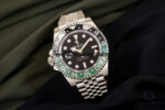 Rolex GMT Green Stainless Steel Black Dial & Green/Black Ceramic Bezel Jubilee Bracelet 126720VTNR