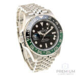 Rolex GMT Green Stainless Steel Black Dial & Green/Black Ceramic Bezel Jubilee Bracelet 126720VTNR