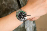 Rolex GMT Green Stainless Steel Black Dial & Green/Black Ceramic Bezel Jubilee Bracelet 126720VTNR