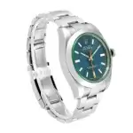 Rolex Milgauss Z Blue Dial Green Crystal Stainless Steel Oyster Bracelet 116400GV