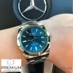 Rolex Milgauss Z Blue Dial Green Crystal Stainless Steel Oyster Bracelet 116400GV