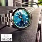 Rolex Milgauss Z Blue Dial Green Crystal Stainless Steel Oyster Bracelet 116400GV