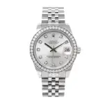 rolex 31mm datejust diamond bezel