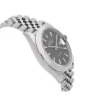 Rolex Datejust Black Dial 41MM Smooth Bezel Steel Men's Watch 126300