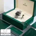 Rolex Datejust Black Dial 41MM Smooth Bezel Steel Men's Watch 126300