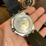 Audemars Piguet Royal Oak Chronograph Rose Gold Offshore Diver 42mm White Dial Men's Watch