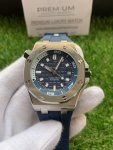 Audemars Piguet Royal Oak Offshore Diver 42MM Blue Dial Mens Watch 15720