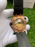 Audemars Piguet Royal Oak Chronograph Rose Gold Offshore Diver 42mm White Dial Men's Watch