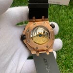 Audemars Piguet Royal Oak Chronograph Rose Gold Offshore Diver 42mm White Dial Men's Watch