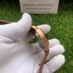 Patek Philippe Aquanaut Rose Gold Date Sweep 40.8mm Brown Dial Brown Composite Rubber Strap 5167R-001