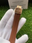 Patek Philippe Aquanaut Rose Gold Date Sweep 40.8mm Brown Dial Brown Composite Rubber Strap 5167R-001