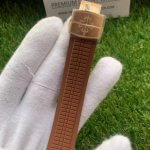 Patek Philippe Aquanaut Rose Gold Date Sweep 40.8mm Brown Dial Brown Composite Rubber Strap 5167R-001