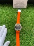 Patek Philippe Aquanaut 40MM Black Embossed Date Stainless Steel with Rubber Strap