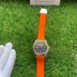 Patek Philippe Aquanaut 40MM Black Embossed Date Stainless Steel with Rubber Strap