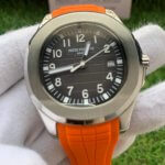 Patek Philippe Aquanaut 40MM Black Embossed Date Stainless Steel with Rubber Strap