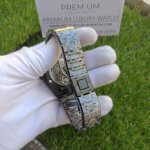 Audemars Piguet Royal Oak Skeleton Tourbillion Black Yellow 41MM Balance In Steel Men’s Watch