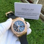 AP Diver Gold | Royal Oak Offshore Rose Gold | Black Rubber Band and Dial