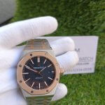 Royal Oak Black Dial | Audemars Piguet 41MM | Two Tone Wrist Men’s Watch
