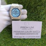Audemars Piguet Royal Oak Chronograph Blue Dial Best Edition 41MM Ice Watch