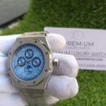 Audemars Piguet Royal Oak Chronograph Blue Dial Best Edition 41MM Ice Watch