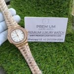 Patek Philippe Nautilus White Dial Diamond Rose Gold Automatic Men’s Watch
