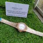 Patek Philippe Nautilus White Dial Diamond Rose Gold Automatic Men’s Watch