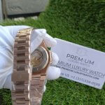 Patek Philippe Brown Dial Nautilus Rose Gold Automatic Men’s Watch