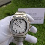 Patek Philippe Nautilus White Dial 40mm Men's Watch 5711