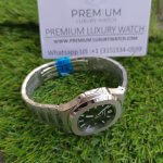 Patek Philippe Watch Black face dial | Nautilus | Steel bracelet