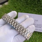 Rolex Day-Date 40 Ice Blue Roman Dial Smooth Bezel President Bracelet
